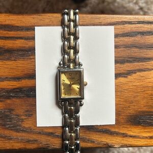 Fendi Two-Tone Gold and Silver Watch